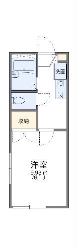 レオパレス粟津の間取り