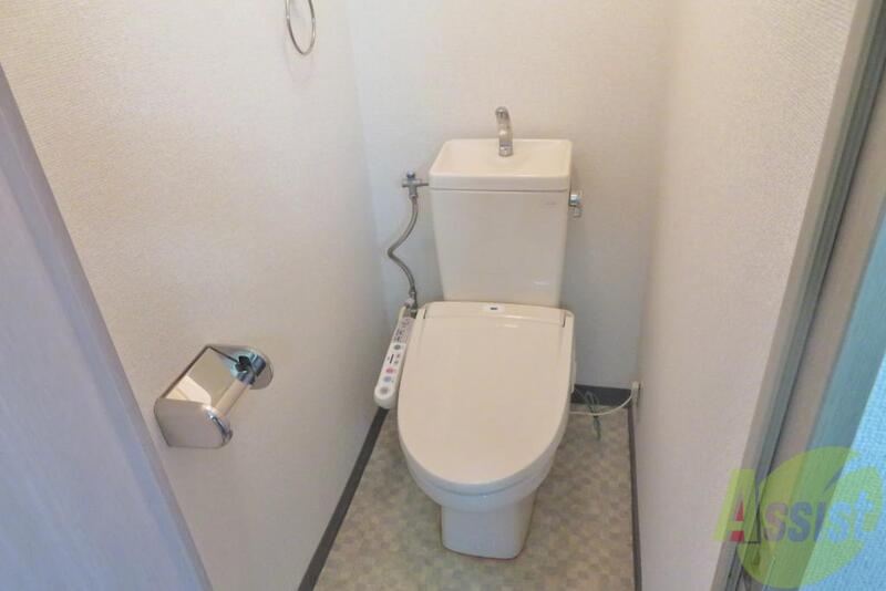 トイレ　お手洗いもこんなにキレイ。女性もよろこびます。