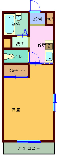 【メゾンフローラの間取り】