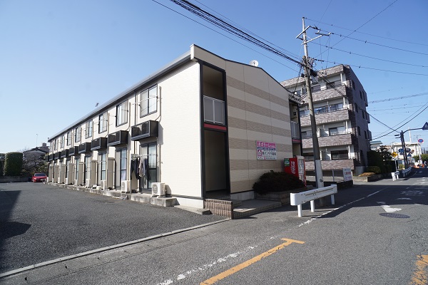 建物外観　南向きの日当たり良好物件！