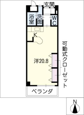 【アクシスヨーロッパ弐番館の間取り】