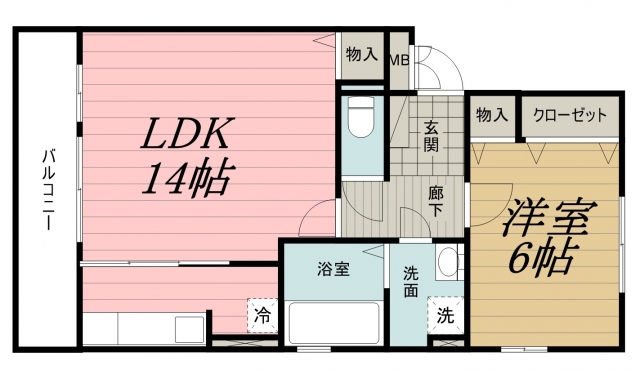 リビングタウン稲毛の杜Ｅの間取り