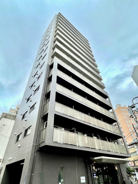 大田区蒲田のマンションの建物外観