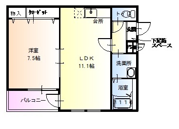 パストール喜連東の間取り