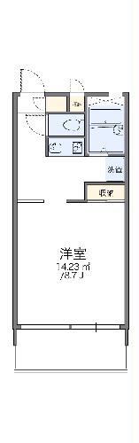 レオパレス神田の間取り