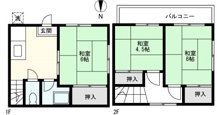 ハイツ曙の間取り