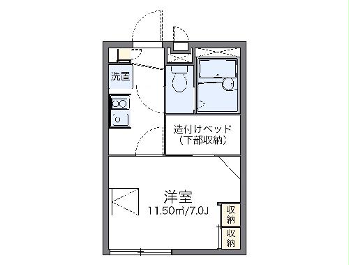 レオパレスサガタの間取り