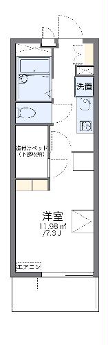 レオパレス華の間取り