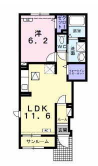 フレイム（ｆｌａｍｅ）の間取り