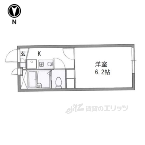 レオパレスグレイス２の間取り