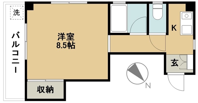 第5加藤マンションの間取り