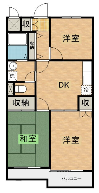 プレステージ宇都宮の間取り