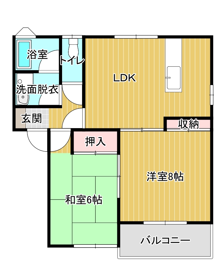 ハッピープレイスの間取り