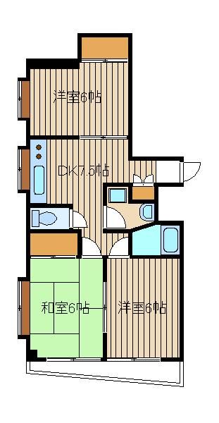 グローリー高山の間取り