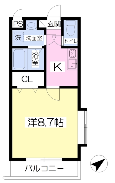 カーサ朝日ヶ丘の間取り