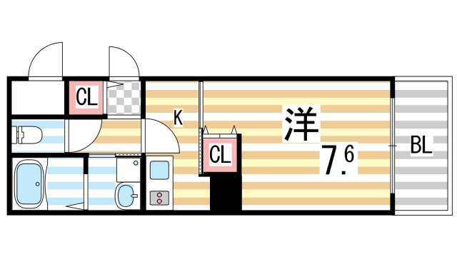 CASSIA住道の間取り