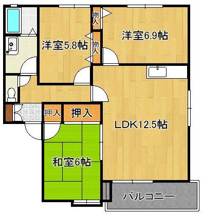 アネシス高尾台　Ｃ棟の間取り