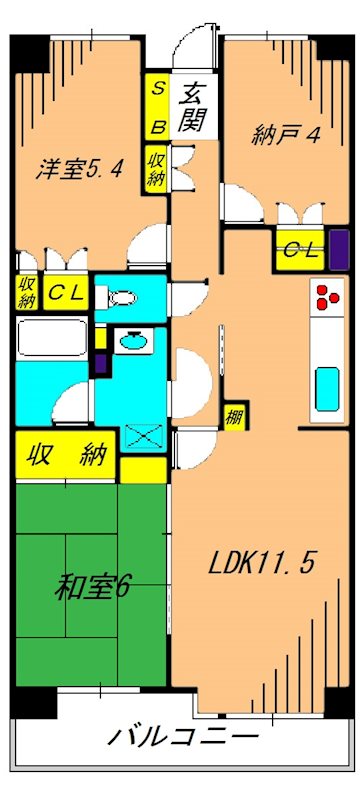 【ステラメゾン武蔵小山の間取り】