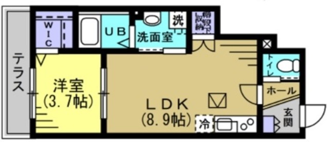 ハレレア南柏の間取り