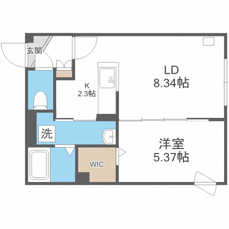 フォレスト栄通の間取り