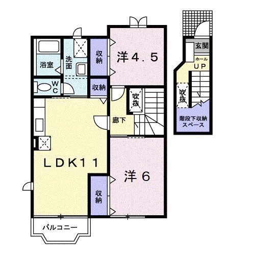 サワーメゾンＡの間取り