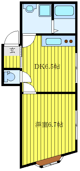 レインボーハイム東尾久の間取り