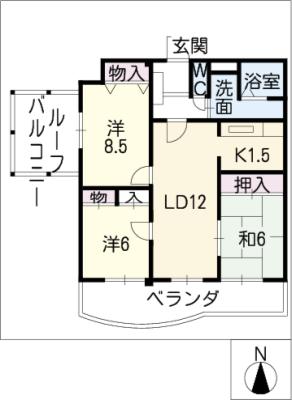 メゾン・ファミールの間取り