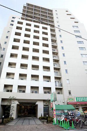 【渋谷区円山町のマンションの建物外観】