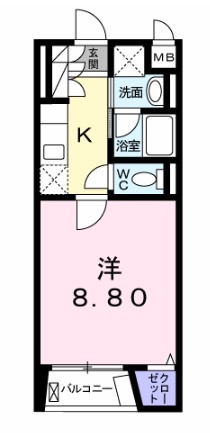 千代田区四番町のマンションの間取り