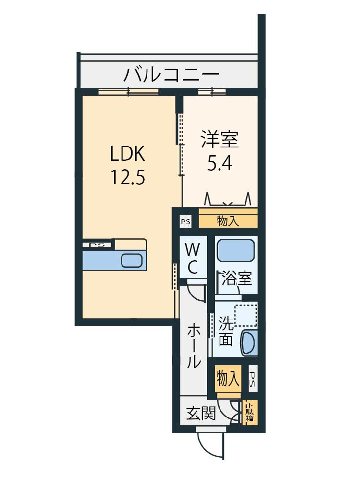 シャーメゾン秦庄の間取り