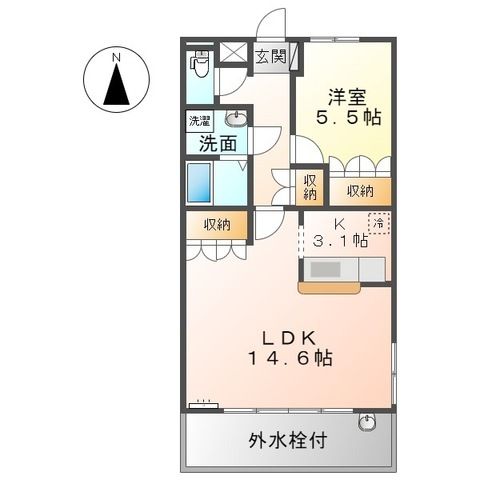 ストラーダIの間取り