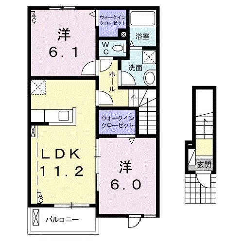 メルクーリオの間取り