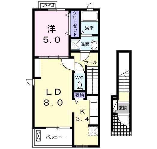 サラマンカ　IIの間取り