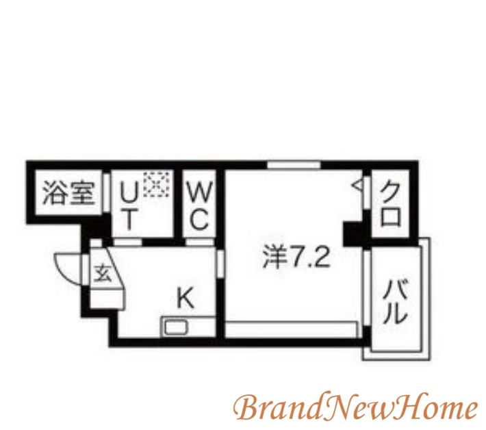 堺市堺区七道西町のマンションの間取り