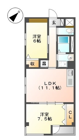 カトレアの間取り