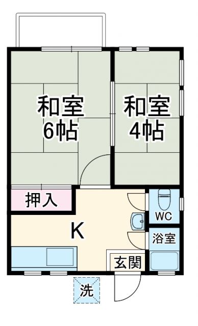 コーポヒルハウスの間取り