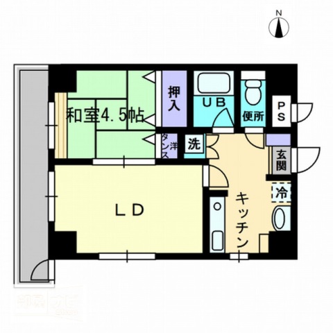 アルカディア西内町の間取り