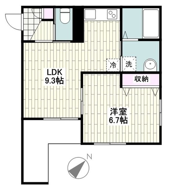 藤沢市辻堂のマンションの間取り