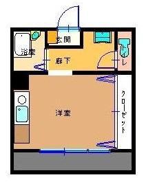 高松市昭和町のマンションの間取り