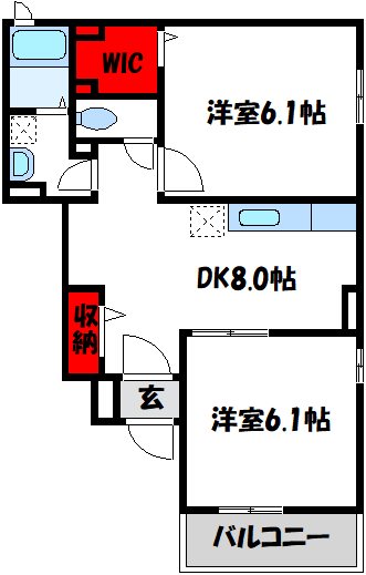 ハーモニーメゾンの間取り