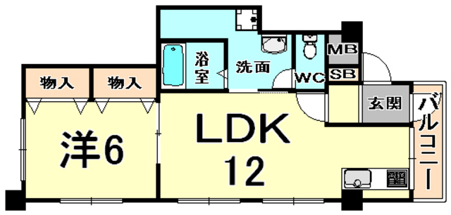 第一中村マンションの間取り