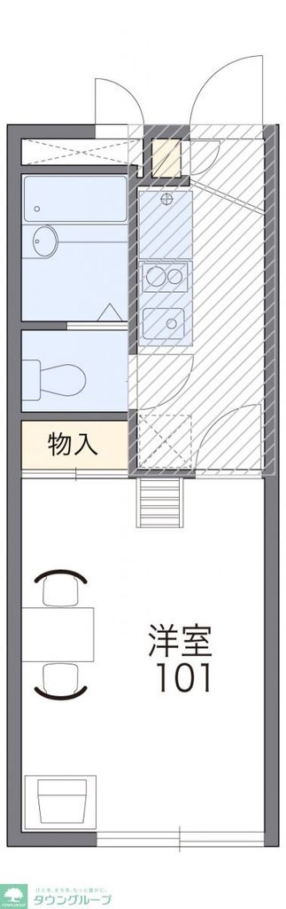 小金井市関野町のマンションの間取り