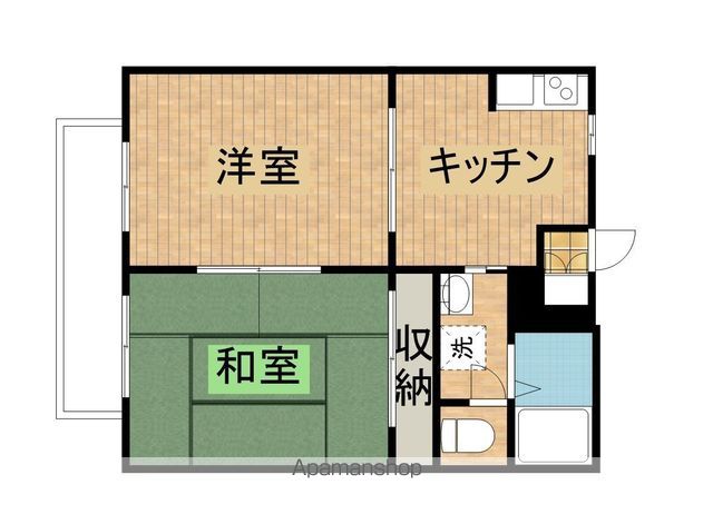 フレグランス花山手の間取り写真