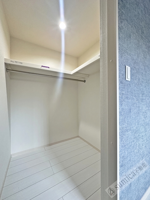 収納　大容量のウォークインクローク♪