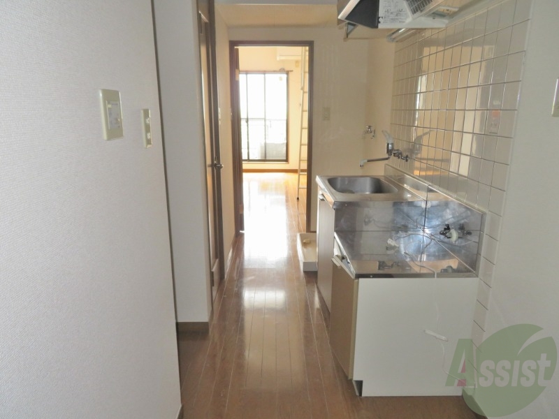 玄関　玄関から見たお部屋です。奥行で広さ伝わりますでしょうか