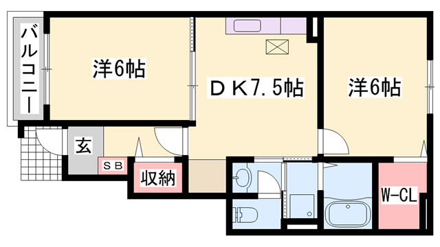 アーバン・イーストの間取り