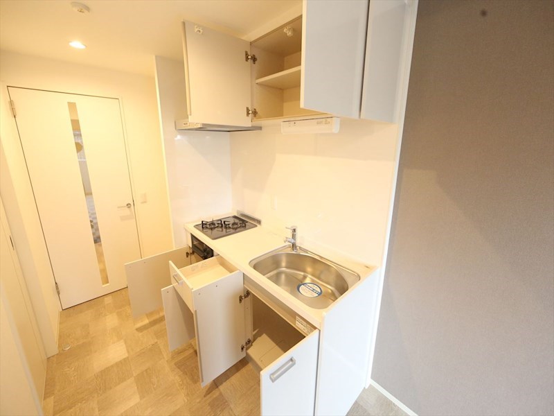 キッチン　システムキッチン（ガス2口コンログリル付）