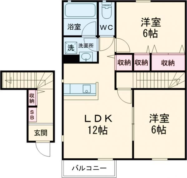 スプリングフェリス_間取り_0