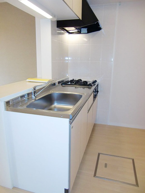 キッチン　２口コンロ付きシステムキッチン！