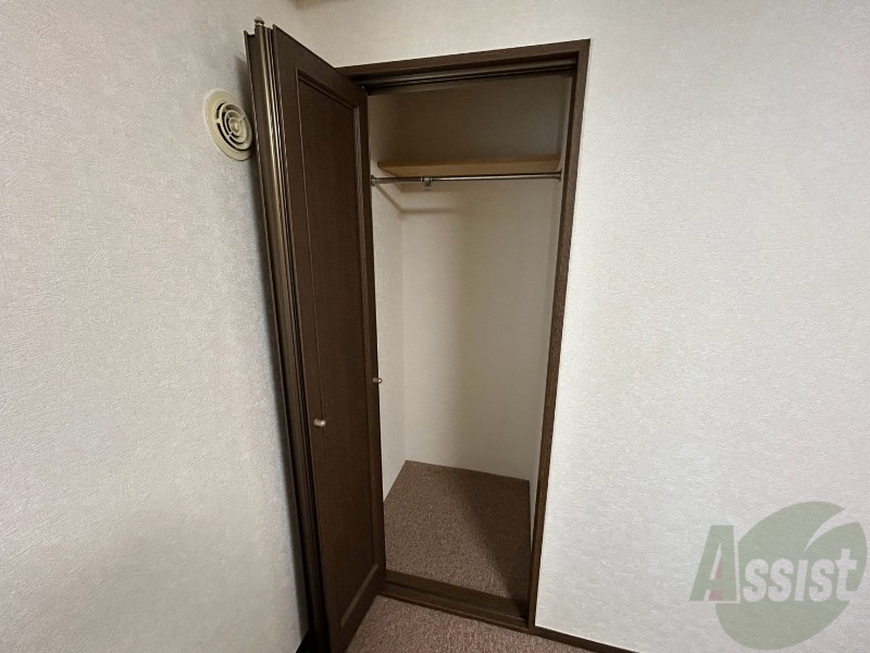 収納　洋室にあった収納。荷物がたくさんあっても大丈夫。